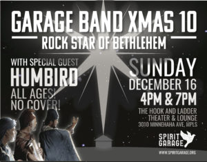 Garage Band Xmas Concert 10, 4pm Show @ Hook & Ladder Theater & Lounge